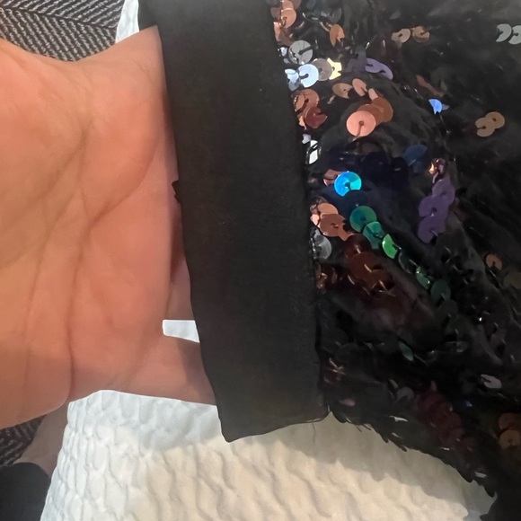 Lilli Diamond Vintage Rainbow Sequin Shirt and Skirt Set Size 8 - Picture 5 of 8